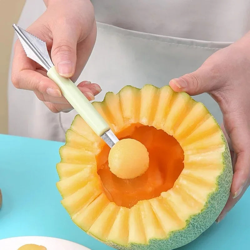 Multi Function Fruit Carving Knife Watermelon Baller