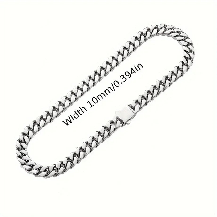 316 Stainless Steel Plated 18k Gold Fashion Hip Hop Bracelet
