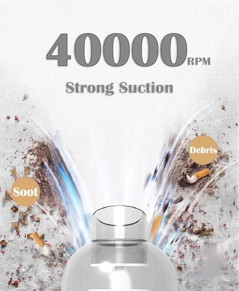 9000Pa Wireless Car Vacuum Cleaner USB Charging