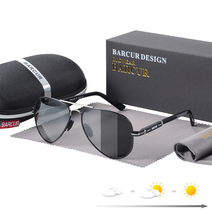 Men Sunglasses Pilot Polarized Sun glasses