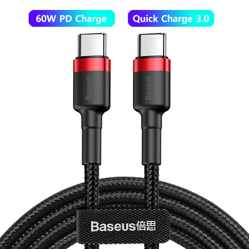 Baseus 100W/5A USB C To USB Type C Cable