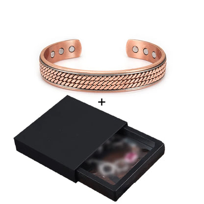 Vinterly Twisted  Magnetic Therapy Adjustable Wide Bangles