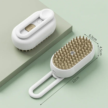 3 in 1 Pet Brush Cat Steam Brush Comb Dog Brush Electric Spray