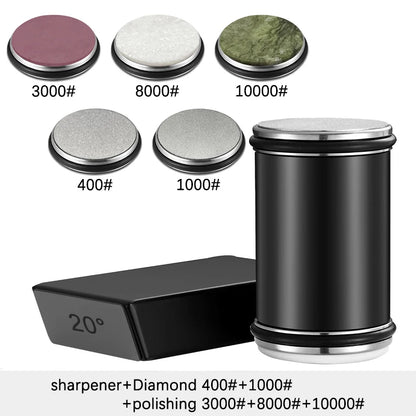 Rolling Knife Sharpener Double Sided Diamond Sharpening Stone