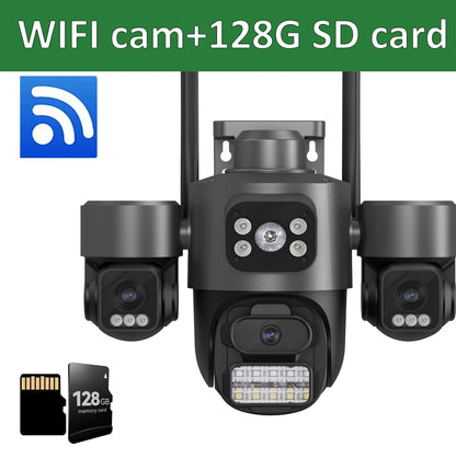 iCsee 3 Lens 3 Screen WiFi Camera 360° Auto Tracking  Surveillance