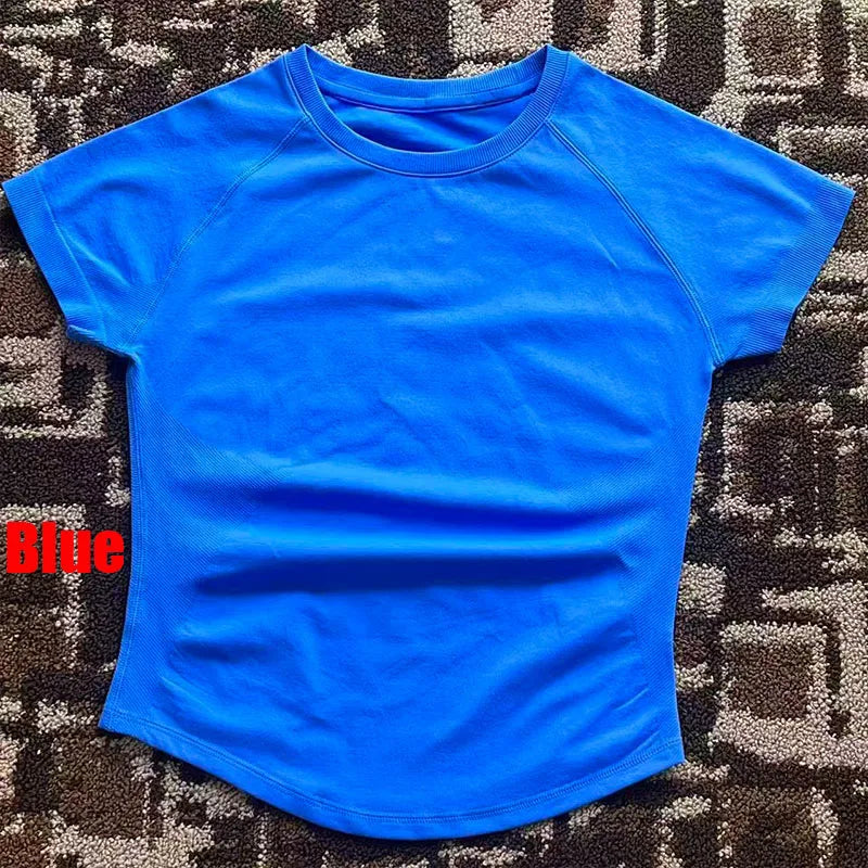 Quick Dry Women's Workout Shirts Short Sleeve Gym