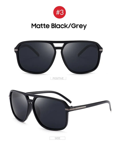 VIVIBEE Men Night Vision Sunglasses Photochromic Pilot
