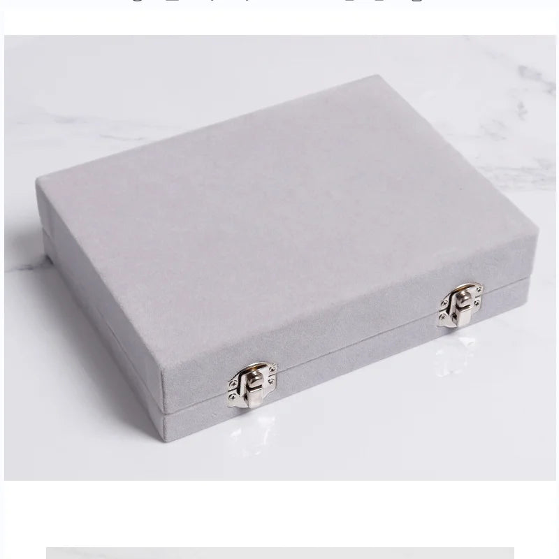 Jewelry Storage Box Earring Ring Necklace Jewelry  Box