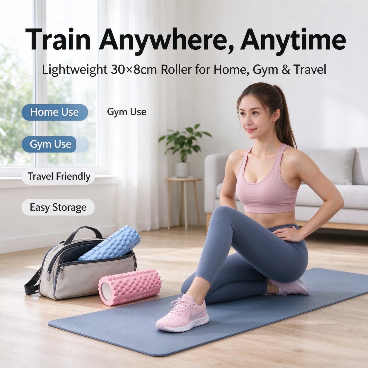 Yoga Roller Massage Foam Myofascial Release Roll