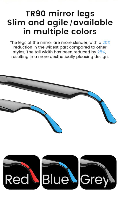 New Smart Audio Glasses Wireless Open Ear Sunglasses