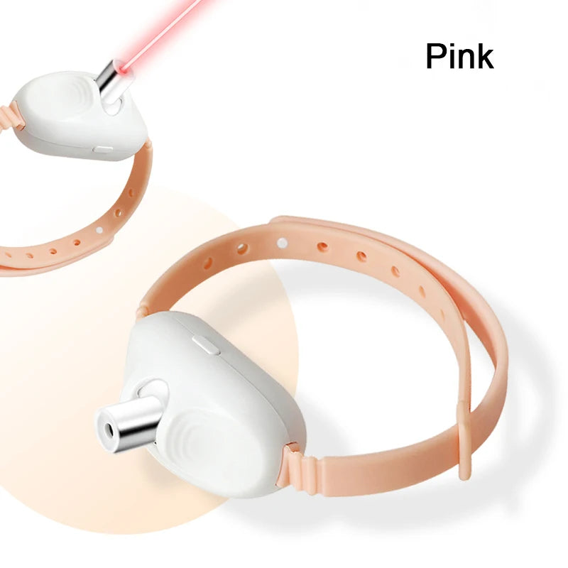 Laser Cat Collar Teasing Cat Electric USB Charging Kitten