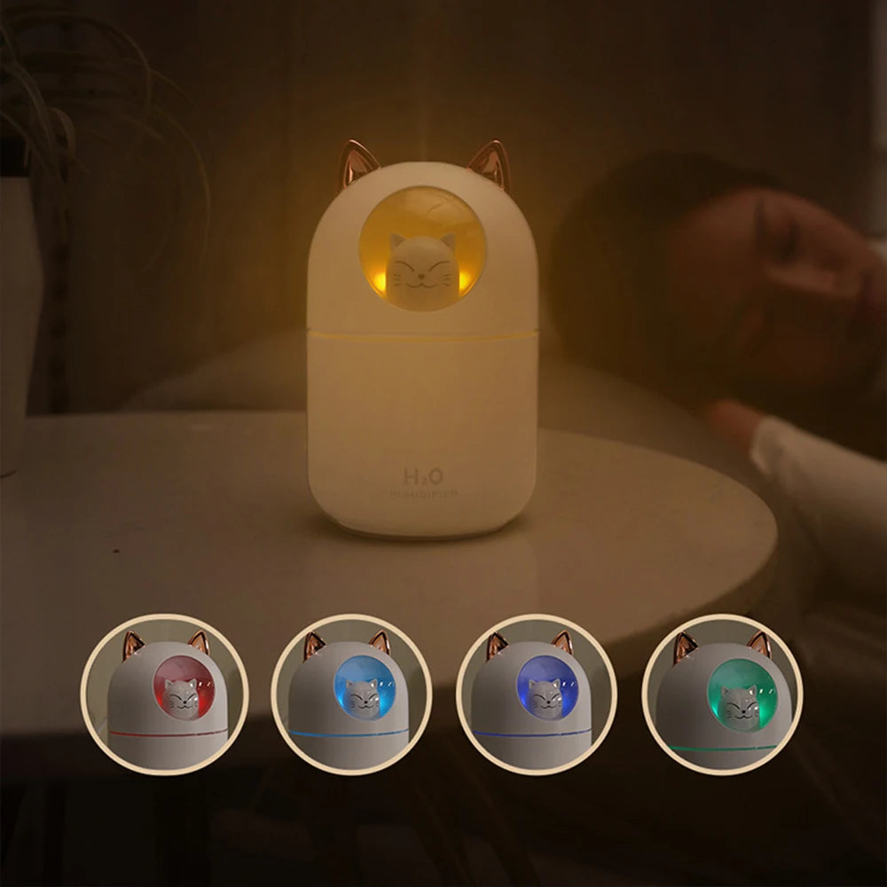 Mini Air Humidifier Portable Ultrasonic Aroma Essential Oil Diffuser