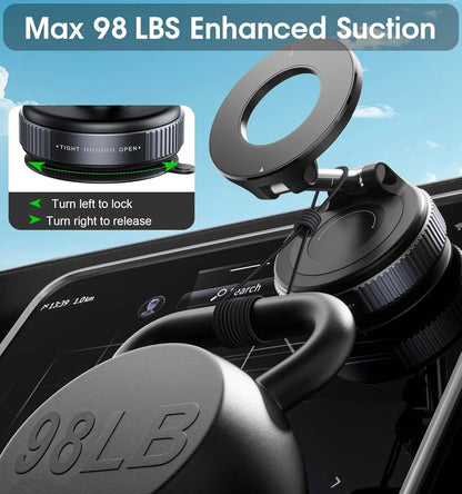 Strong Magnetic Car Phone Holder Foldable 360° Adjustable