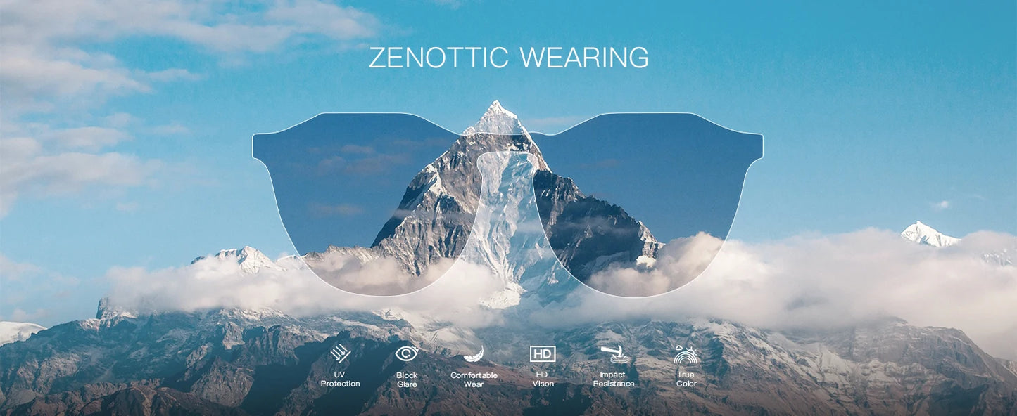 ZENOTTIC Vintage Round Polarized Sunglasses for Men Women