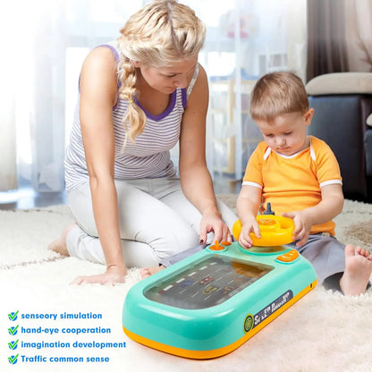 Racing Car Steering Wheel Driving Adventure Game Toy