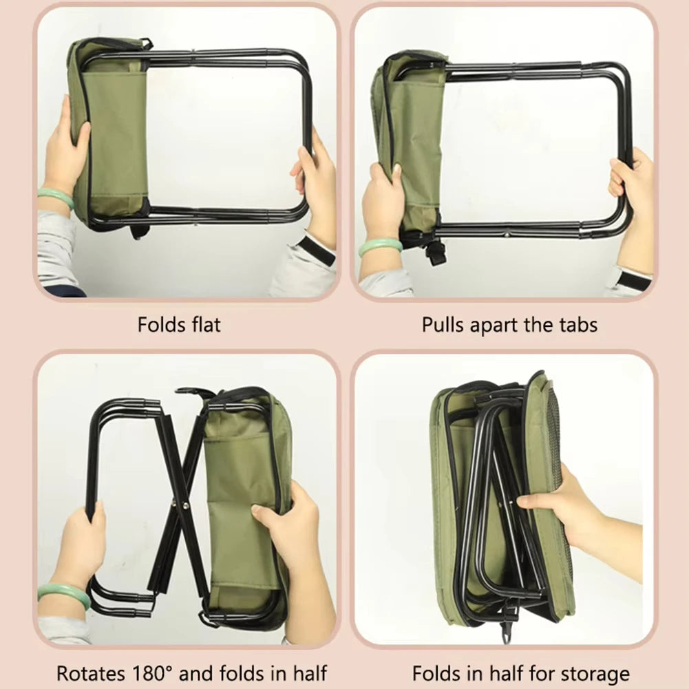 Folding stool for outdoor leisure camping,