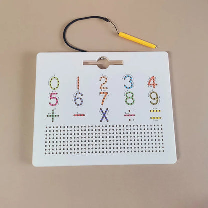 Magnetic Alphabet Tracing Board letters & numbers Magnetic Tracing