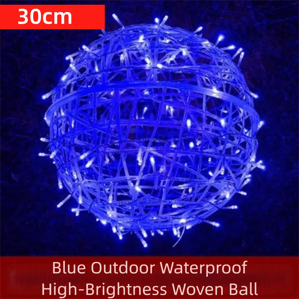 New 20/28CM Festoon Rattan Ball Light Rattan Ball