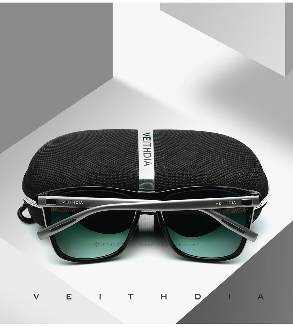 VEITHDIA Brand Sunglasses Unisex Retro Aluminum+TR90