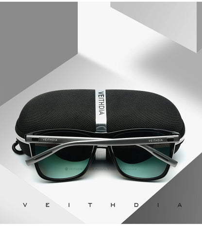 VEITHDIA Brand Sunglasses Unisex Retro Aluminum+TR90