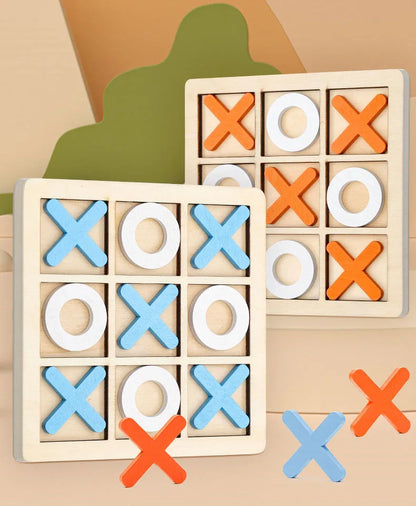 Montessori Play Game Wooden Toy Mini Chess Interaction Puzzle