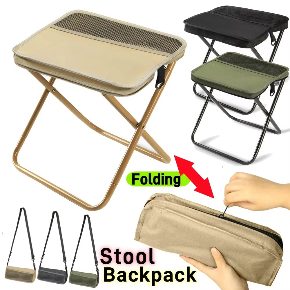 Folding stool for outdoor leisure camping,