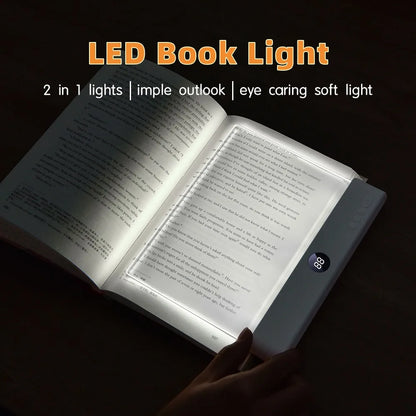 LED Flat Panel Book Light Eye Protection Night Vision