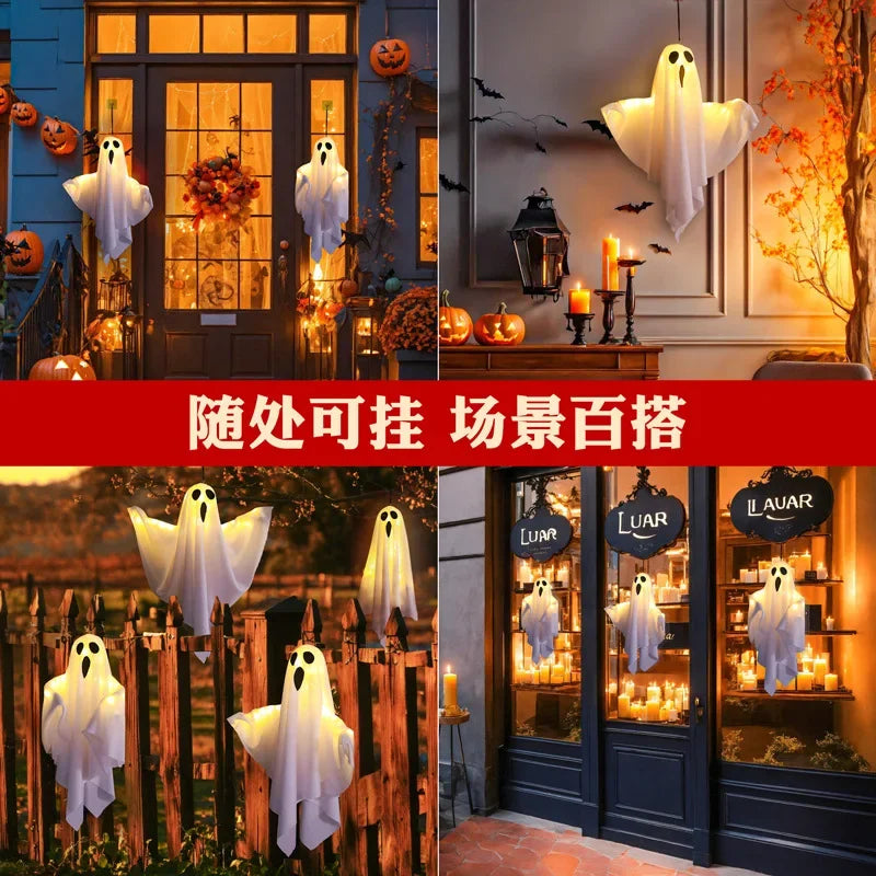 2026 LED Glow Ghost Party Halloween Decoration for Home Indoor Outdoor