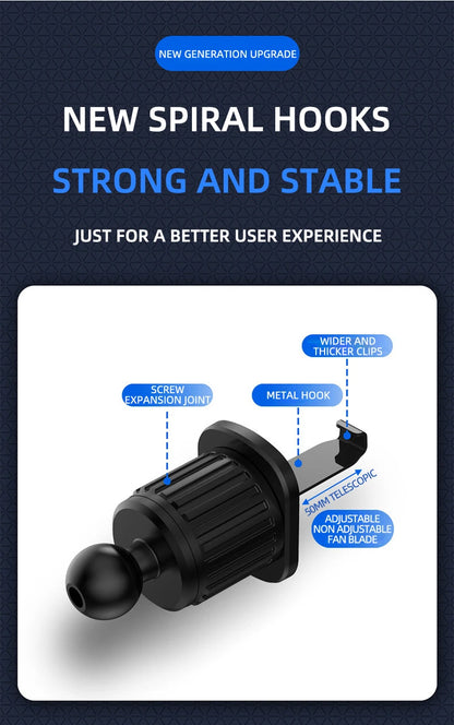 Gravity Car Phone Holder for 4.7-7 inch Mobile Phone Car Air Vent