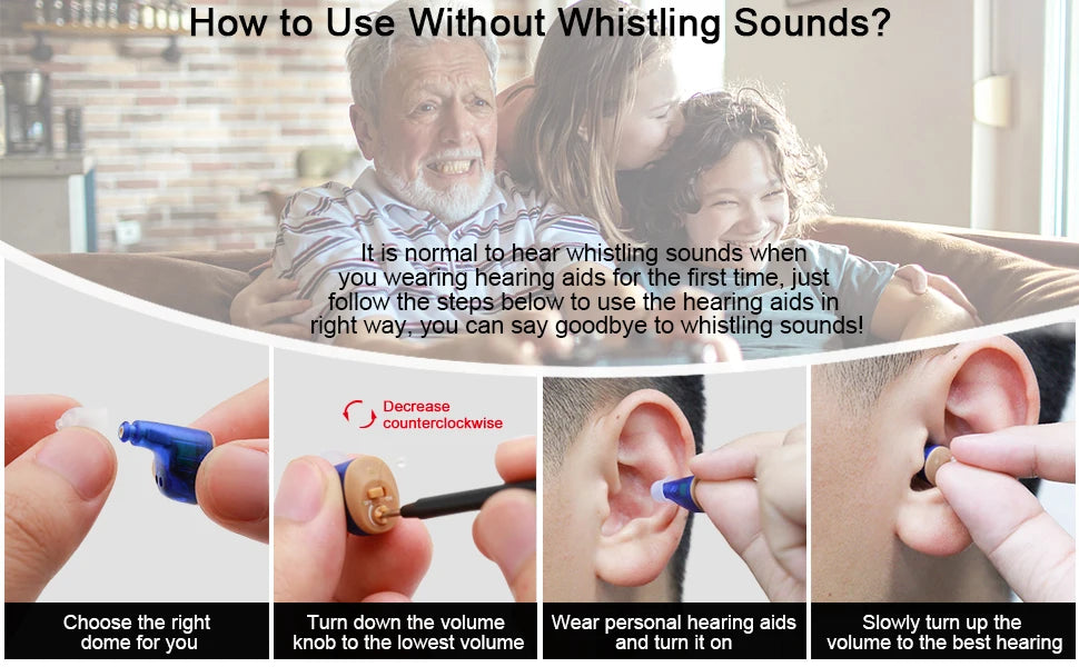 Hearing Aid Rechargeable Digital Hearing Aids