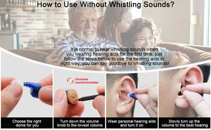 Hearing Aid Rechargeable Digital Hearing Aids