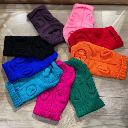 Dog Winter Clothes Knitted Pet Clothes Pet Sweater