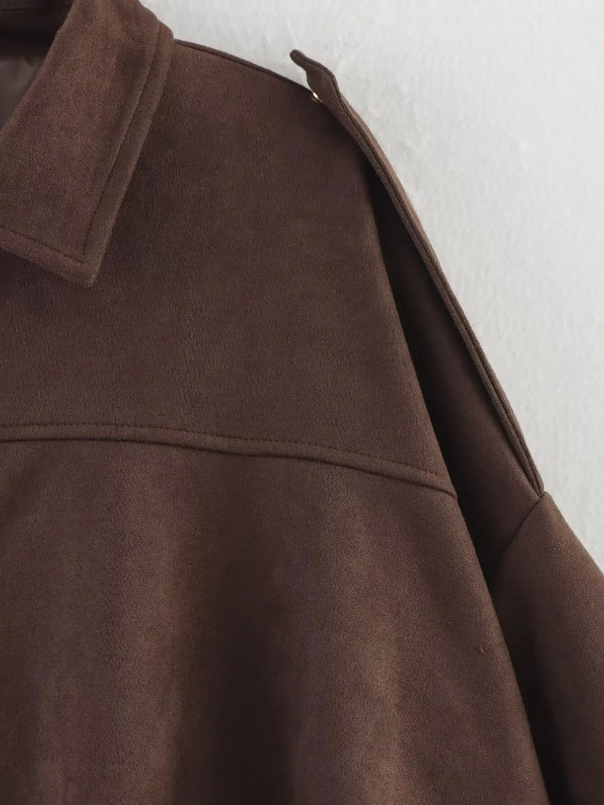 Women's Street Fashion Solid Coats Bat Sleeves Vintage Jackets