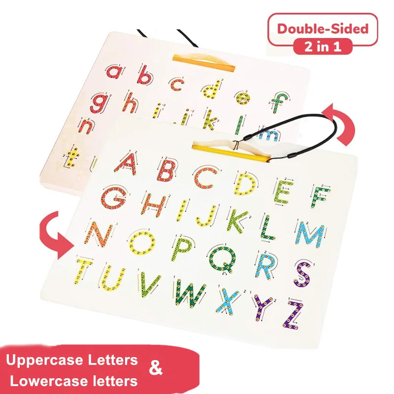 Magnetic Alphabet Tracing Board letters & numbers Magnetic Tracing