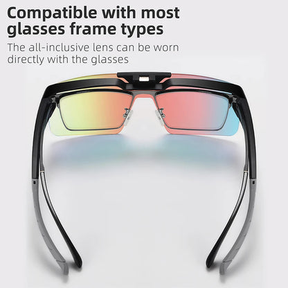 Photochromic Glasses Flip Design Polarized Sunglasses