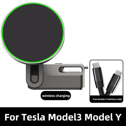 Magnetic Wireless Car Charger Mount Adsorbable Holder