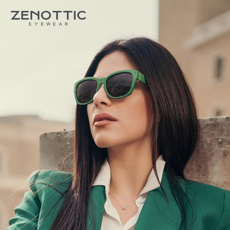 ZENOTTIC Butterfly Women Oversized Polarized Sunglasses