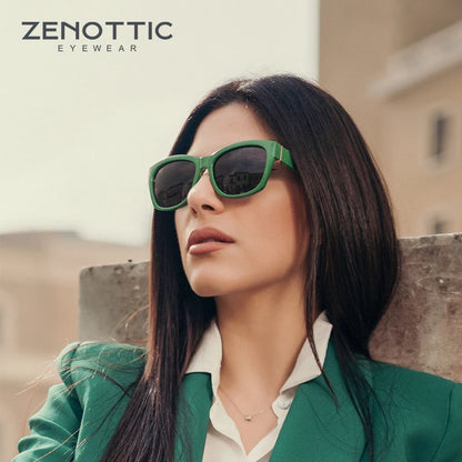 ZENOTTIC Butterfly Women Oversized Polarized Sunglasses