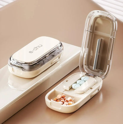 New Quartering Pill Cutter Storage Box Medicine