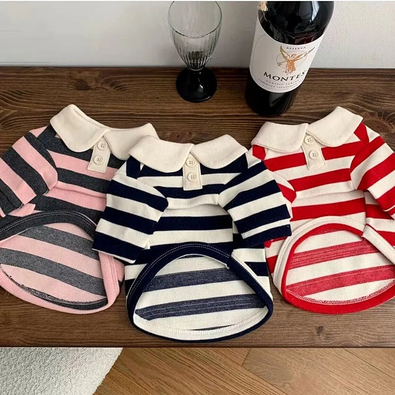 New Pet Polo Shirt Cool Clothes Soft Breathable Costumes