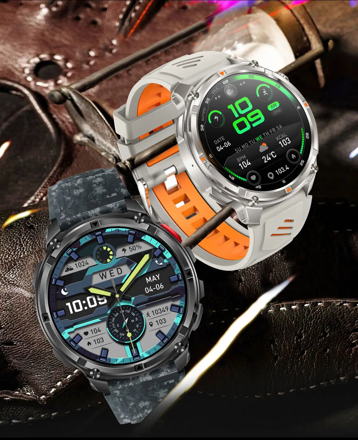New T-Rex3 Pro 1100mAh Battery Smart Watch GPS Path