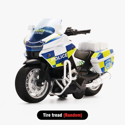 Car Model Alloy Pull Back Motorcycle Men's Locomotive