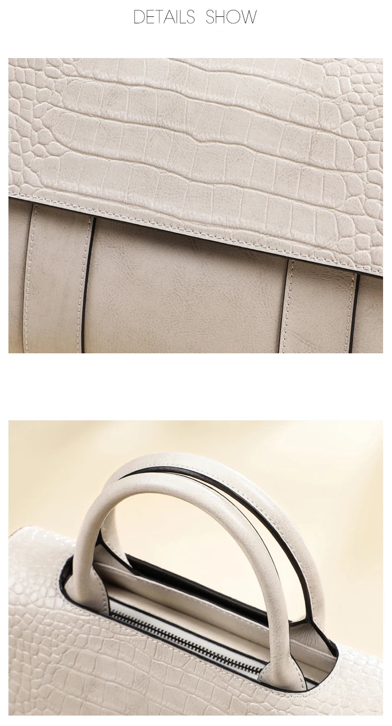 Women's Cowhide Genuine Leather Bag Crossbody Design