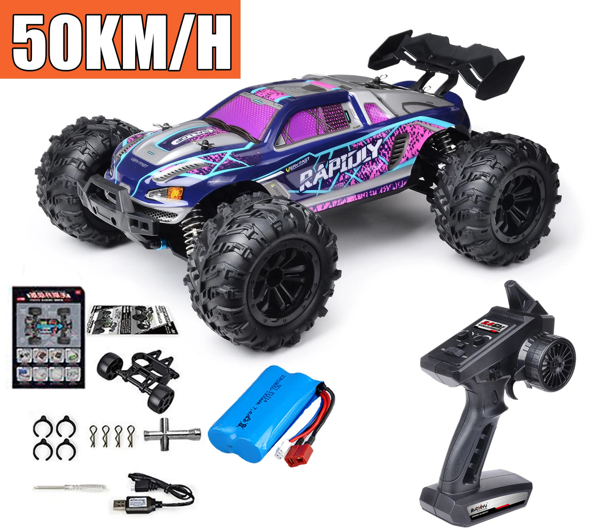Rc Car Off Road 4x4 High Speed 75KM/H Remote Control