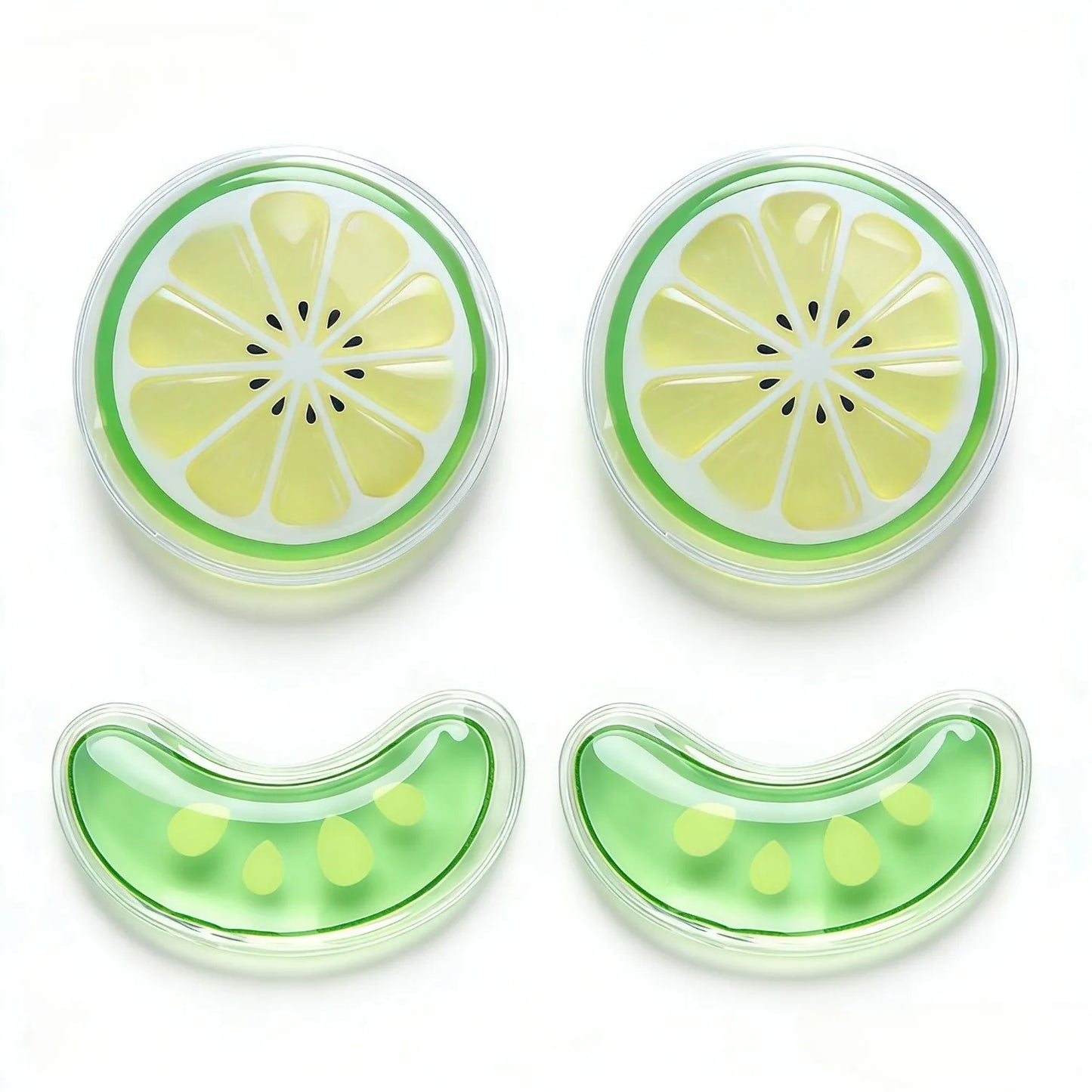 Fruit-Themed Gel Eye Mask – Hot & Cold Compress Pads