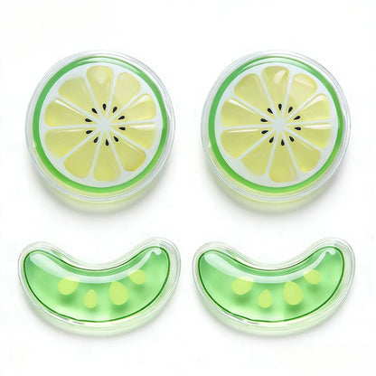 Fruit-Themed Gel Eye Mask – Hot & Cold Compress Pads
