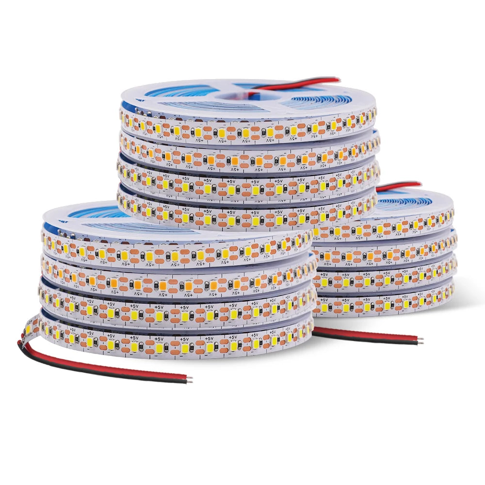 3MM 5MM 8MM Width DC 5V LED Strip 2835 120LEDs