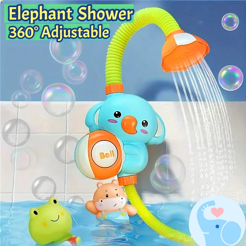 1Set Cartoon Cute Little Elephant Electric Shower