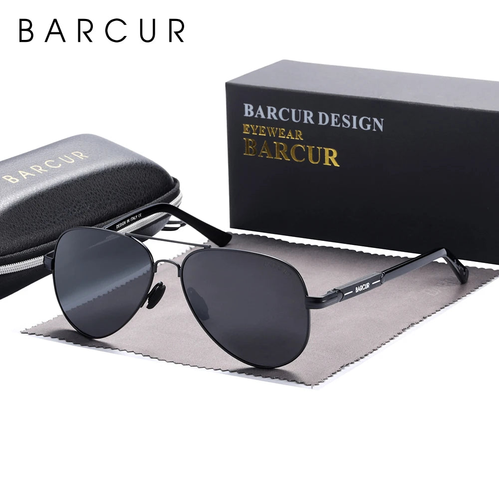 Men Sunglasses Pilot Polarized Sun glasses