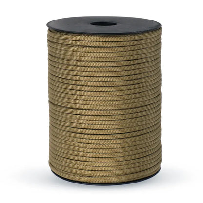 9 Core 650lb Paracord 100m Dia.4mm Military Standard